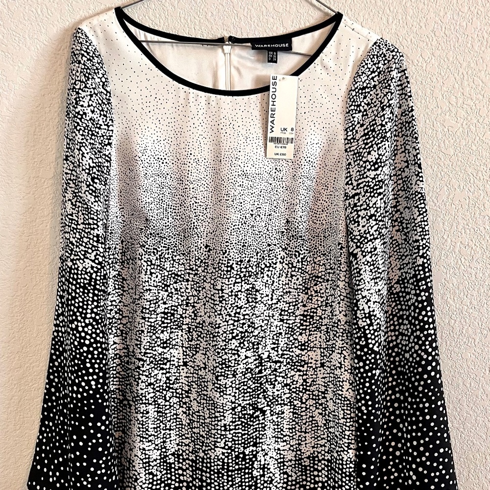 Warehouse Brand, Long-Sleeve Mini Dress
